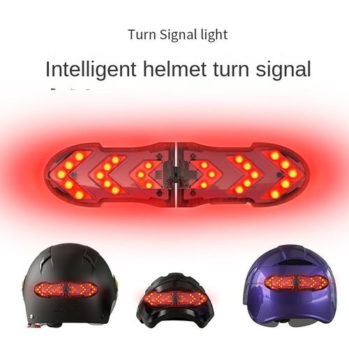 Smart helmet automatic turn signal