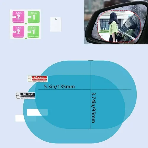 ⚡Waterproof Film For Car Rear View Mirror