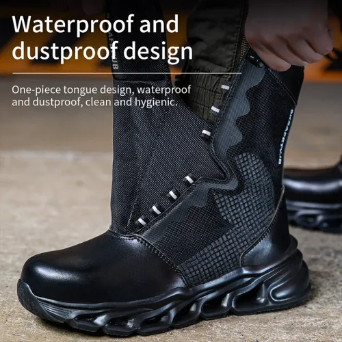 Anti smashing and anti stabbing sports safety shoes
