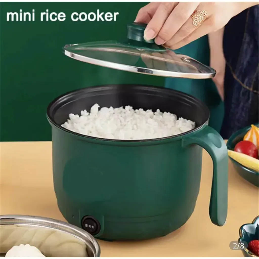 ✅100% Jcam Mini Rice Cooker Multi-function 1.8L Non-stick Inner Electric Heating Pot  2 or 3 Modes