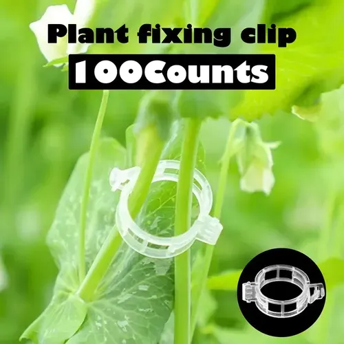 2026 Best-Seller: Pack of 100 Plant Support Clips for Securing Vines and Stems