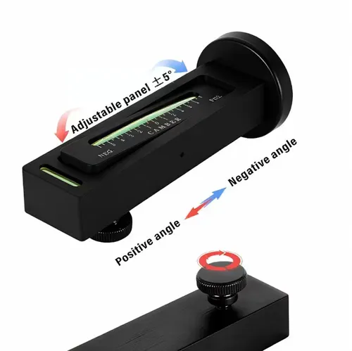 Automobile four-wheel alignment magnetic level instrument, with strong magnetic attraction for easy installation, featuring two bubbles and precise scale reading for clarity. It has low error. Suitable for adjusting camber angle and suspension modification. It is sturdy, durable and portable, serving as a practical auxiliary tool for auto repair and modification enthusiasts. It is a great helper for improving the efficiency and accuracy of four-wheel alignment.