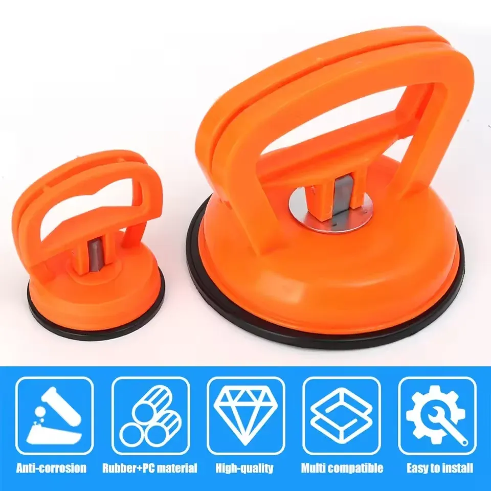 2PCS Automotive Shape Collision Repairer Automotive Repair Tools Repair Tool Kit Large Towing Suction Cup Dough Extractor Dough