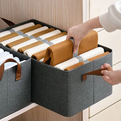 Thicken Clothes Organizer Pants Sweater Storage Cabinets Drawers Organizer Jeans Storage Box Wardrobe Clothes Storage Organizers
