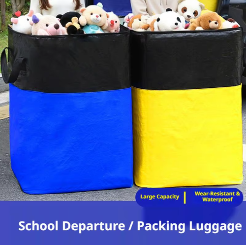 Large Capacity Moving Storage Bag Waterproof Wear Resistant Clothes Organizer Bedding