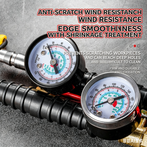 Heavy-Duty Tire Inflator with Pressure Gauge