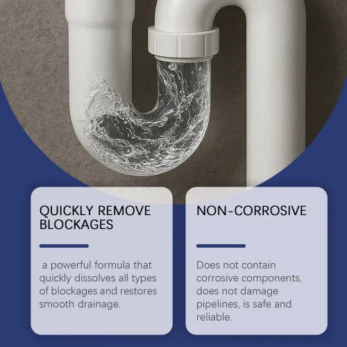 Powerful Drain Cleaning Gel For Kitchen Sinks Showers & Pipes Fast Clog Removal Unclog Drains Dissolves Hair & Food Blockages
