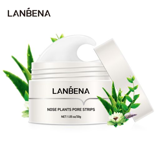LAMBENA blackhead nose mask with 60 blackhead-absorbing papers and tear-off acne-removing and cleansing nose stickers