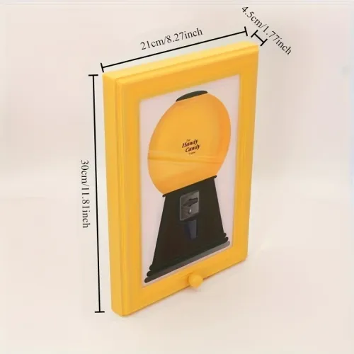 Hanging convenient candy rack quick dispensing retro candy dispenser picture frame durable candy dispenser