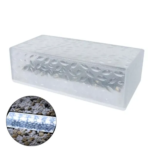 Solar Brick Lights Outdoor Waterproof Paver Landscape Light Lamp for Garden Yard Walkway Driveway Decorations