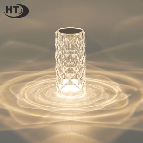 16 Colors Crystal Table Lamp Rose Light