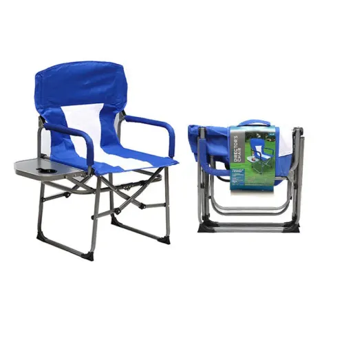 Outdoor Fishing Chair Foldable 600D Oxford Cloth Camping Chair With Storage Table Breathable Beach Chair Backrest Leisure Stool