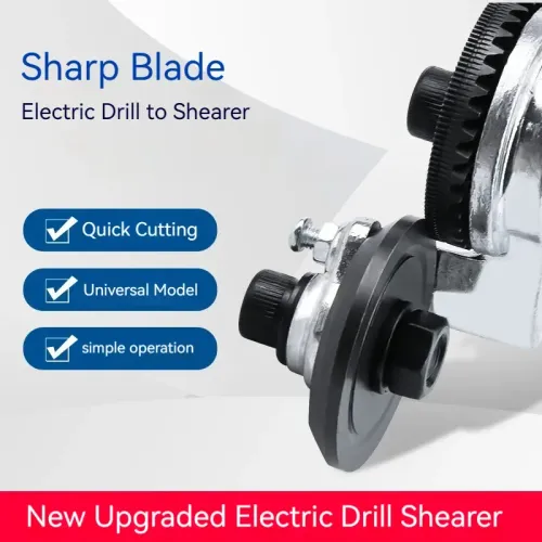 Electric drill to shears Electric tin scissors Metal plate cutter Shears , drill not included