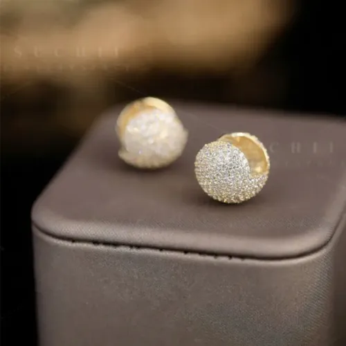 Autumn 2026 New Micro-inlaid Double-sided Zircon Light Luxury Fashion Personality
