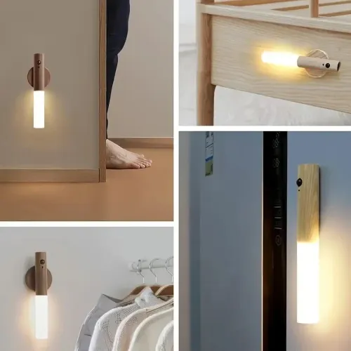Intelligent Human Body Induction Night Light, LED Rechargeable