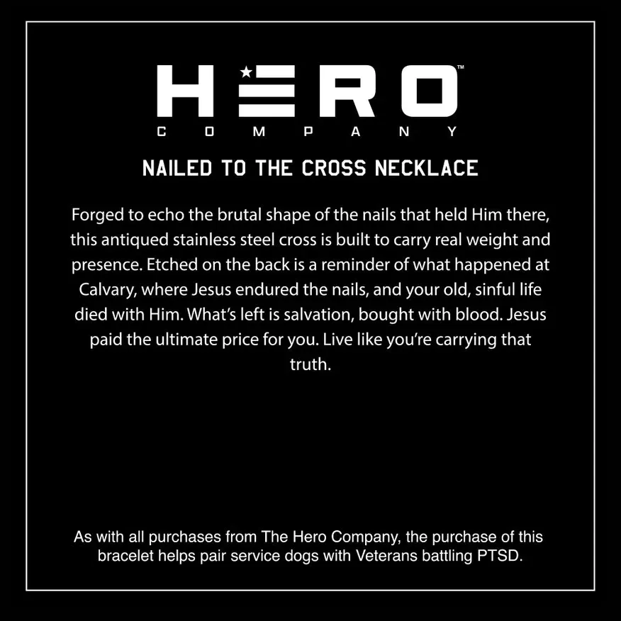 Vintage Nail Cross Necklace for Men Women Stainless Steel Retro Cross Pendant Hip Hop Religious Faith Biker Jewelry Gift