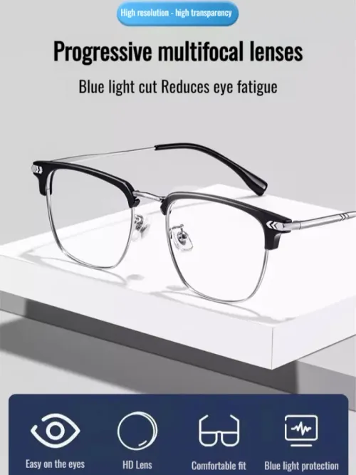 Auto-Zoom Anti-Blue Light Intelligent Glasses