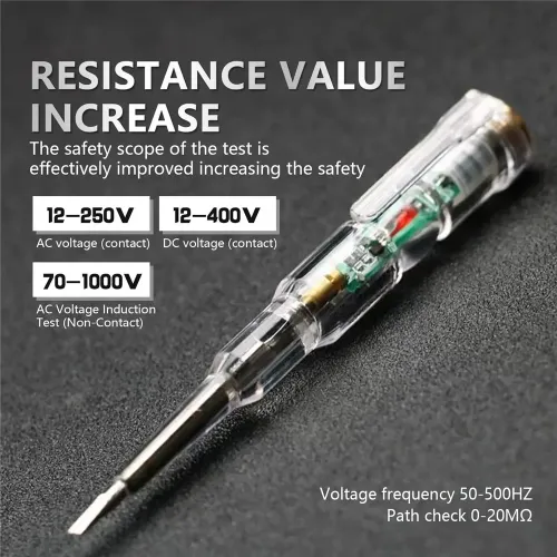 Voltage Detector pen Screw driver electric voltage Tester