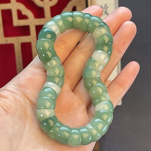 Natural Handmade Bodhi Multicolored Bead Bracelet for Anxiety