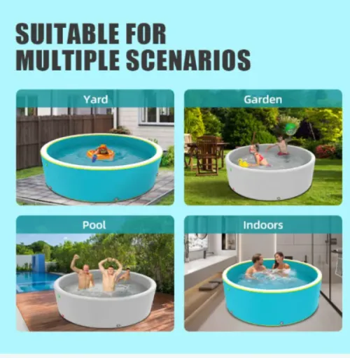 For 6 Person Inflatable Swimming Pool Big Size Inflatable Spa Drop Stitch High Quality Summer Outdoor Pool