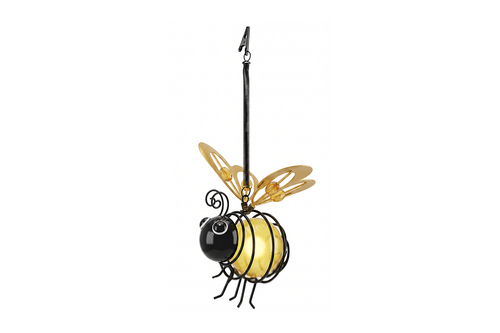 Solar-Powered Hanging Bee Light