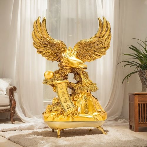 Eagle Ornament — Wealth-Attracting Decor for Living Rooms and Executive Offices  Ideal Gift for Corporate Spaces, Retail Shops, Housewarmings, and Grand Openings
