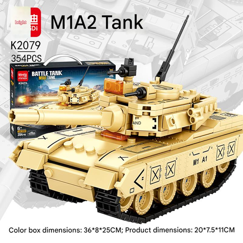 World War II tank model assembly