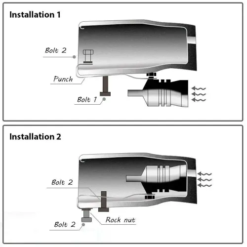 💕2 pieces Exhaust Pipe Oversized Roar Maker（Cars and Motorcycles)