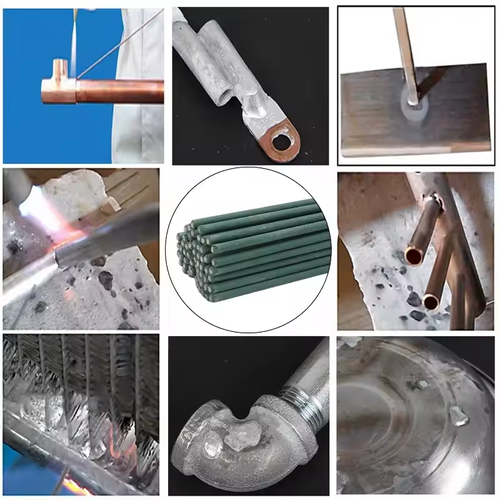 50 pcs Green Welding Rods Stick Electrode Mild Steel Carbon Steel Cored All Position General Purpose Rod Repair Pipes Solder