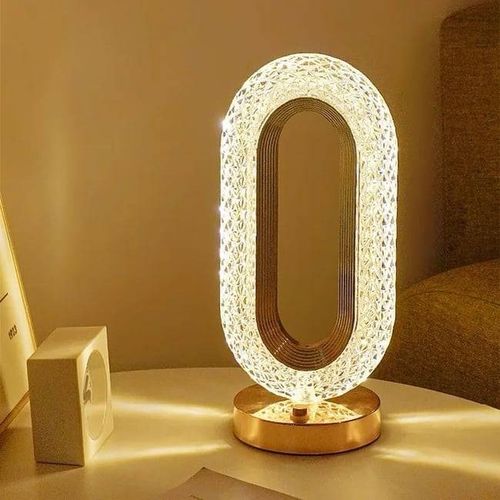 Luxury Crystal USB LED Desktop Night Lamp