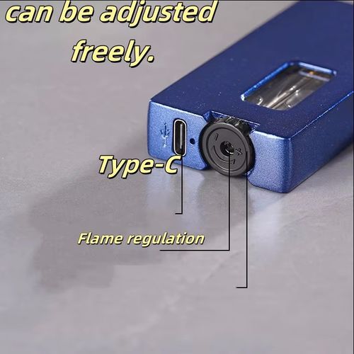 BLACK Seven hole shaking ignition gravity sensing metal lighter