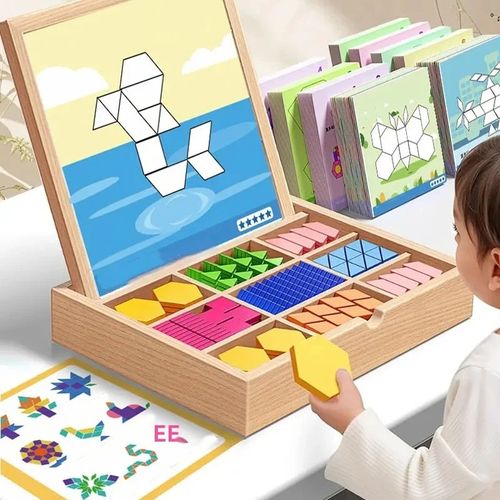 🔥Gift Recommendation: 50% off! 🎉 138 pieces magnetic wooden puzzle game, available in various styles.