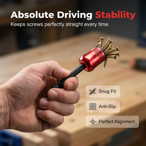 🔩2 pieces Portable Magnetizer for Drills & Screwdrivers-Instant Magnetic Tip Tool,Precision Fastener Control🔧
