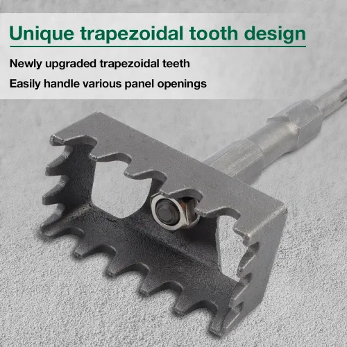 86 Type Wire Box Socket Punch, Home DIY Professional Wall Rectangular Slotting Tool, Suitable for Electric Hammer, Electric Pick