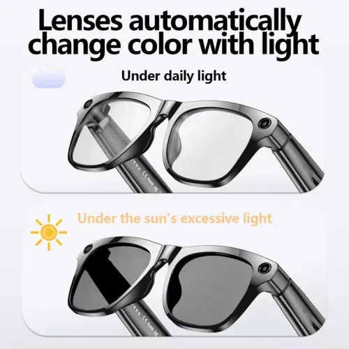 AI glasses Photography AI Glasses 4K 500W Cam Glasses Waterproof Color-Changing No video Translation Glasses recording Call