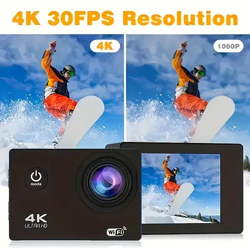 1080P🏍️💦 Waterproof Action Camera: Capture All Your Outdoor Thrills📸