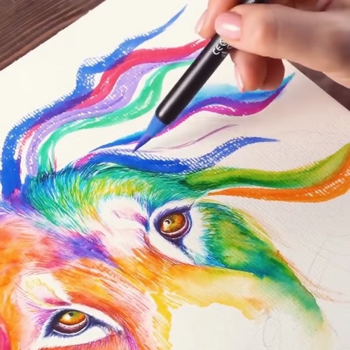 🔥20 PCS Watercolor Real Brush Pen Sets