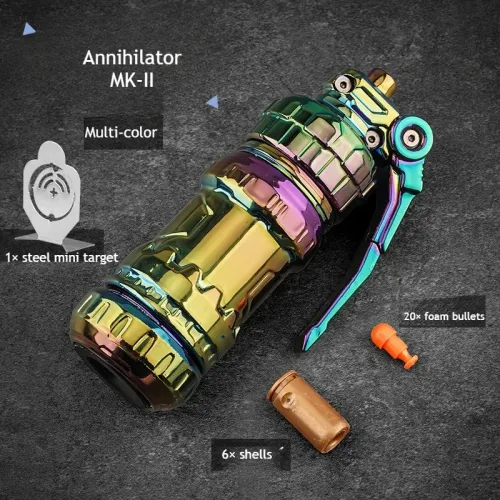 Metal Products Tactical Grenade Launcher Toy Set Alloy Shell Ejecting Fidget Spinner