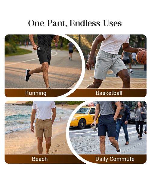 🏃 49% OFF! 🩳 Men's Quick-Dry Athletic Shorts – 4-Way Stretch & Moisture-Wicking for Gym, Golf & Daily Wear 💦