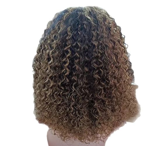 Female wig full head cover with medium long hair