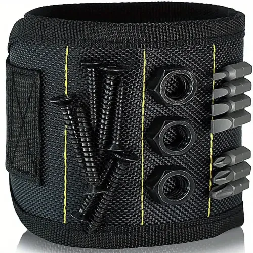 Magnetic Wristband Portable Tool Bag Electrician Wrist Tool Belt Screws Nails Drill Bits Holder Repair Tools