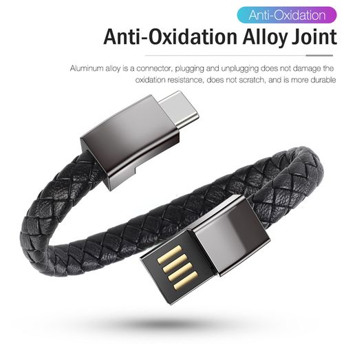 2-pack USB Bracelet charging cable for Type C