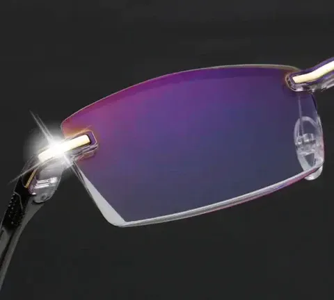 Blue-Light Blocking, Rimless, Smart Auto-Focus Reading Glasses — Buy ​​One, Get One Free