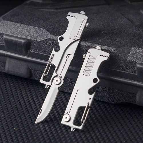 9-in-1 keychain multifunctional stainless steel tool