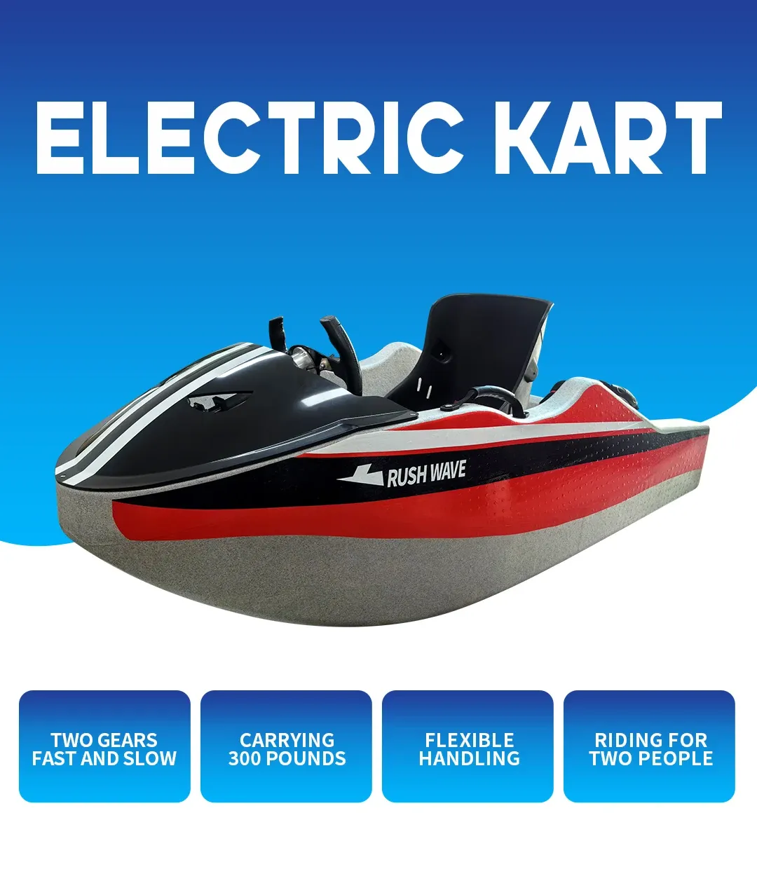 Luxury Electric Jet Boat For Water Sports Electric Fishing Boat Sea Jet Kart