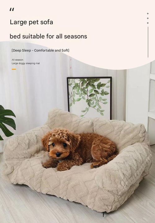 ✨🔥Plush Calming Pet Sofa Bed with Removable Cover🛋️