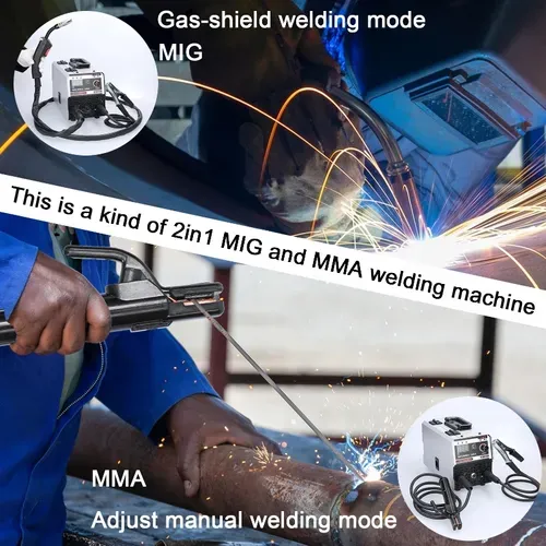 2-in-1 MIG MMA welding machine DC inverter contact welding machine Airless built-in wire feeding mechanism
