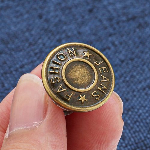 30-Piece Mixed Metal Buttons Set – Adjustable & Detachable in Bronze & Silver