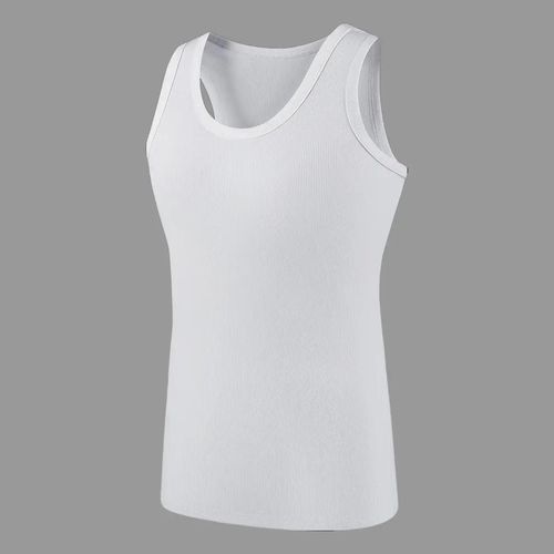 Men's 3PCS Ribbed Knit Tank Tops - Polyester Fabric, Lightweight Sleeveless Plain Menswear Casual Vests for Gym, Daily Wear, Outdoor Fitness,summerwins