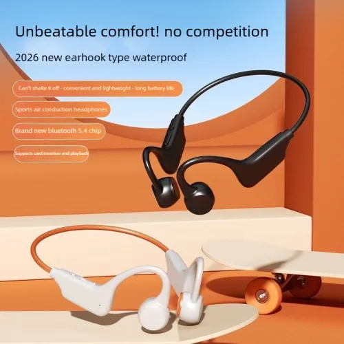 New Bone Conduction Headphones IPX8 Waterproof MP3 32GB Bluetooth5.4 Wireless Headphones With Mic